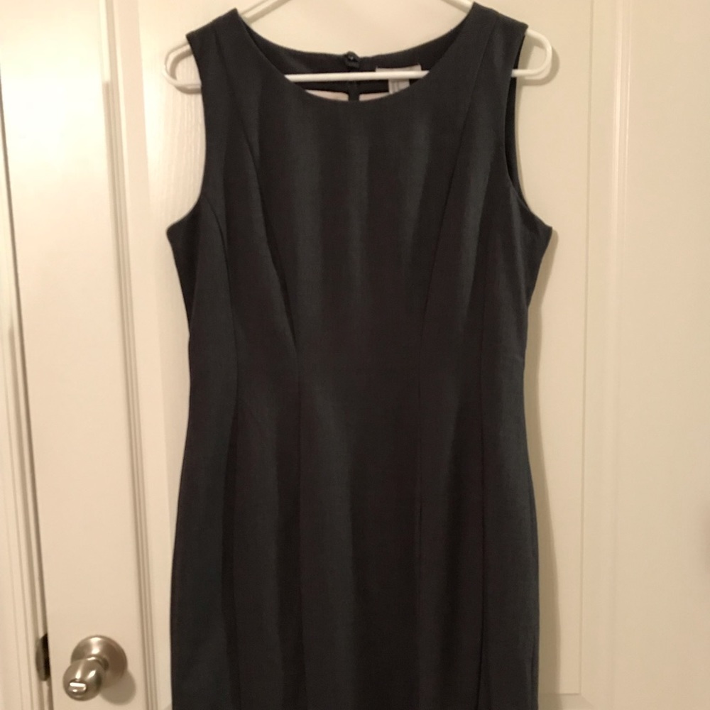 Gray Straight-leg Dress